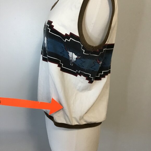 Cumberland Outfitters Western Graphic Sleeveless Top Size XL - Picture 12 of 12